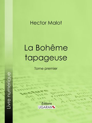 cover image of La Bohême tapageuse